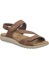 Sandale Josef Seibel "Juliet 01, cognac", Damen, Gr. 40, braun (cognac), Obermaterial: 100% Rindsleder Leather cow., Schuhe Sandale