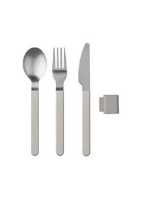 Besteck-Set Mepal "Besteck-Set Silueta", wei&szlig; (nordic wei&szlig;), Essbesteck-Sets, Besteck-Set