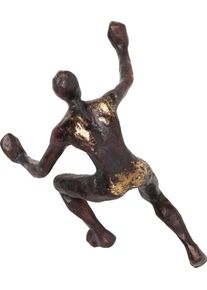 Wanddekoobjekt KARE DESIGN "Wandschmuck Climber 14x23cm", braun, B:14,3cm H:23cm T:9cm, Polyresin, Wanddekoobjekte, Wanddekoobjekt