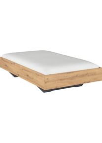 Futonbett Rauch "Phoenix", braun (eichefarben artisan), B:125cm H:41cm L:206cm, Betten, Futonbett, ohne Kopfteil