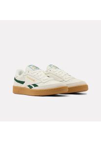 Trainingsschuh Reebok CLASSIC "CLUB C REVENGE VINTAGE", Damen, Gr. 38,5, chalk, schwarzgr&uuml;n, gum, Leder, Schuhe Trainingsschuh