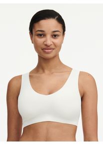 Bustier Chantelle "SOFTSTRETCH", Damen, Gr. XS/S, N-Gr, ivory, Obermaterial: 80% Polyamid, 20% Elasthan, BHs Bustier, V-Ausschnitt