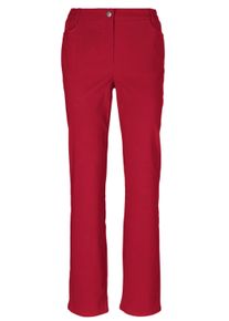Stoffhose GOLDNER "Kurzgr&ouml;&szlig;e Perfekte Super-Stretch-Hose CARLA", Damen, Gr. 26, K-Gr, rot, Obermaterial: 72% Viskose CV. 25% Polyamid PA. 3% Elasthan EL., Hosen Stoffhose, Super-Stretch: nichts kneift oder engt ein