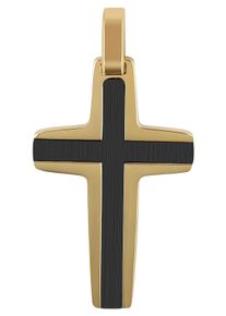 Adelia&acute;s Kreuzanh&auml;nger ADELIA&acute;S "Unisex Anh&auml;nger &iquest; Kreuz Kreuzanh&auml;nger aus Edelstahl", schwarz, Schmuckanh&auml;nger, Damen, Edelstahl, Kreuzanh&auml;nger