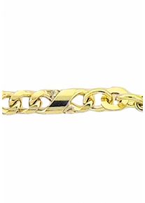 Adelia&acute;s Goldarmband ADELIA&acute;S "333 Gold Fantasie Armband 19 cm &Oslash; 3,8 mm" Gr. 19, gold, Armb&auml;nder, Damen, Gelbgold 333, Goldarmband