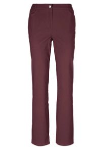 Stoffhose GOLDNER "Perfekte Super-Stretch-Hose CARLA", Damen, Gr. 38, N-Gr, rot (bordeaux), Obermaterial: 72% Viskose CV. 25% Polyamid PA. 3% Elasthan EL., Hosen Stoffhose, Super-Stretch: nichts kneift oder engt ein