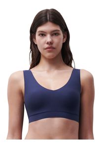 Bustier Chantelle "SOFTSTRETCH", Damen, Gr. XS/S, N-Gr, marine blau, Obermaterial: 80% Polyamid, 20% Elasthan, BHs Bustier, V-Ausschnitt