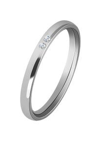 Adelia&acute;s Fingerring ADELIA&acute;S "Damen Ring aus Edelstahl mit Strass Steinchen" Gr. 60, silber, Fingerringe, Damen, 60, Edelstahl, Fingerring