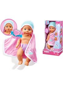 Babypuppe Simba "New Born Baby, Dreckspatz", bunt (rosa, hellblau), Puppen, BabyH:30cm, Kunststoff, Babypuppe, badef&auml;hig, H:30cm