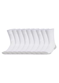 Kurzsocken adidas originals "Socken Essentials Climacool Crew Socken 9P 9er Pack", Damen, Gr. 46-48, wei&szlig;, Obermaterial: 69% Polyester PES. 26% Baumwolle CO. 4% Elasthan EL. 1% Polyamid PA., Socken Kurzsocken