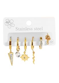 Adelia&acute;s Paar Ohrstecker ADELIA&acute;S "Damen Ohrringe &iquest; Ohrstecker aus Edelstahl", gold, Ohrringe, Damen, Edelstahl, Paar Ohrstecker