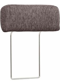 Kopfst&uuml;tze Home Affaire "Borkum, B: 52cm", braun, B:52cm H:22cm, Luxus-Microfaser (100% Polyester), Luxus-Microfaser Toro (100% Polyester), Struktur (100% Polyester), MELROSE (100% Polyester). , Polsterauflagen, Kopfst&uuml;tze