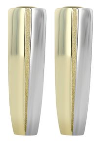 Adelia&acute;s Paar Creolen ADELIA&acute;S "Damen Ohrringe &iquest; Klappcreole aus 333 Gold", wei&szlig;, Ohrringe, Damen, Paar Creolen