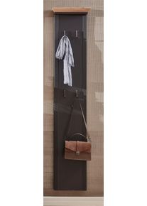 Garderobenpaneel Innostyle "Jasmin", grau (grafit), Holzwerkstoff, Garderobenpaneele, Garderobenpaneel