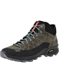 Wanderschuh Grisport "Schn&uuml;rstiefel", Herren, Gr. 46, grau (grau, schwarz), Obermaterial: 100% Rindnubukleder CNU., Schuhe Wanderschuh