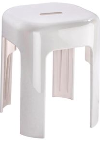 Badhocker Wenko "Alaska", wei&szlig;, B:37cm H:45,5cm T:37cm, Hocker, Badhocker
