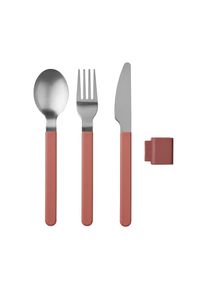 Besteck-Set Mepal "Besteck-Set Silueta", bunt (vivid mauve), Essbesteck-Sets, Besteck-Set