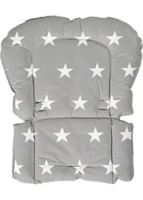 Sitzverkleinerer Roba "Little Stars", grau (grau, wei&szlig;), B:50cm H:3cm T:65cm, Kinder-Sitzauflagen, Sitzverkleinerer