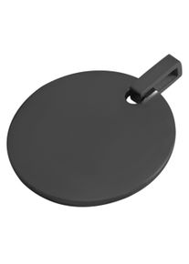 Adelia&acute;s Kettenanh&auml;nger ADELIA&acute;S "Unisex Anh&auml;nger &iquest; Anh&auml;nger aus Edelstahl", schwarz, Schmuckanh&auml;nger, Damen, Edelstahl, Kettenanh&auml;nger