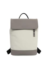 Emily & Noah Rucksack EMILY & NOAH "Rucksack E&N Le Havre RUE 09", Damen, Gr. B/H/T: 33cm x 36cm x 12cm, beige (ecru, kombi 322), Obermaterial: 60% Polyurethan PU. 40% Polyester PES., Rucks&auml;cke Rucksack