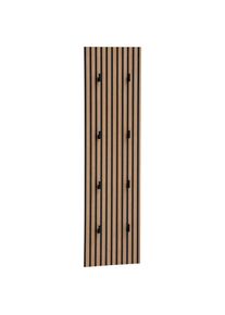 Mid.you Garderobenpaneel, Eichefarben, Holzwerkstoff, 30x110.6x2.6 cm, Aufh&auml;ngem&ouml;glichkeit, Garderobe, Garderobenpaneele, Garderobenpaneele