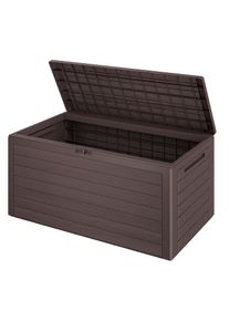 Casaria Gartenbox Woody 280L Braun Holzoptik wasserdicht