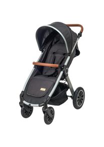 Jimmylee Buggy, Dunkelgrau, Textil, 56x105x115 cm, EN 1888, UV 50+, Feststellbremse, Fu&szlig;st&uuml;tze abklappbar, kugelgelagerte R&auml;der, Verdeckung abnehmbar, 5-Punkte-Gurt, Transportsicherung, Baby on Tour, Kinderwagen, Buggys