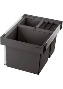 Blanco Einbauabfallsammler, Schwarz, Edelstahlfarben, Kunststoff, 30 L + 2x 8 l, 56.2x32.5x40.0 cm, Haushalt & Reinigung, Reinigung, M&uuml;lleimer & Abfallsammler