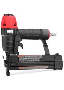 HF509040SP 18 Gauge 2" Brad Nailer and 1/4-Inch Narrow Crown Stapler 2 in 1