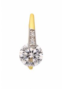 Adelia&acute;s Kettenanh&auml;nger ADELIA&acute;S "333 Gold Anh&auml;nger mit Zirkonia", gold, Schmuckanh&auml;nger, Damen, mit Zirkonia, Gelbgold 333, Kettenanh&auml;nger