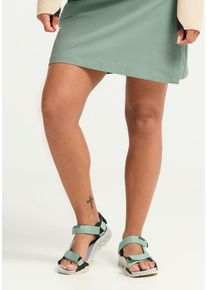 Outdoorsandale Jack Wolfskin "RIDGE SANDAL W", Damen, Gr. 43, gr&uuml;n zinnia, Synthetik, Schuhe Outdoorsandale