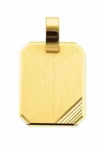 Adelia&acute;s Kettenanh&auml;nger ADELIA&acute;S "333 Gold Gravurplatte Anh&auml;nger", gold, Schmuckanh&auml;nger, Damen, Gelbgold 333, Kettenanh&auml;nger