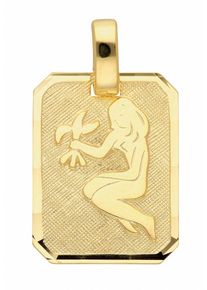 Adelia&acute;s Kettenanh&auml;nger ADELIA&acute;S "333 Gold Sternzeichen Anh&auml;nger Jungfrau", gold, Schmuckanh&auml;nger, Damen, Gelbgold 333, Kettenanh&auml;nger