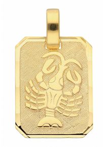 Adelia&acute;s Kettenanh&auml;nger ADELIA&acute;S "333 Gold Sternzeichen Anh&auml;nger Krebs", gold, Schmuckanh&auml;nger, Damen, Gelbgold 333, Kettenanh&auml;nger
