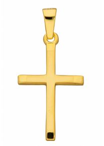 Adelia&acute;s Kettenanh&auml;nger ADELIA&acute;S "585 Gold Kreuz Anh&auml;nger", gold, Schmuckanh&auml;nger, Damen, Gelbgold 585, Kettenanh&auml;nger