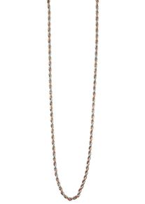 Adelia&acute;s Gliederkette ADELIA&acute;S "Unisex Halskette &iquest; Kordelkette aus Edelstahl 45 cm" Gr. 45, silber, Halsketten, Damen, Edelstahl, Gliederkette