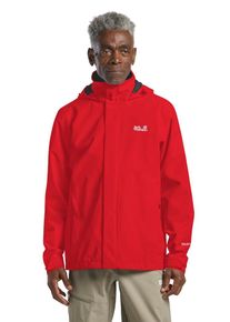 Funktionsjacke Jack Wolfskin "TRAILTIME 2L JKT M", Herren, Gr. XL (54/56), sirenrot, Obermaterial: 100% Polyester. Futter: 100% Polyester, Jacken Funktionsjacke