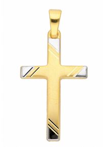 Adelia&acute;s Kettenanh&auml;nger ADELIA&acute;S "333 Gold Kreuz Anh&auml;nger", gold, Schmuckanh&auml;nger, Damen, Gelbgold 333, Kettenanh&auml;nger