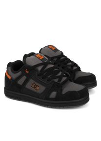 Sneaker DC Shoes "Stag", Jungen, Gr. 13(30,5), grau (schwarzgrau, grau), Obermaterial:45, 04% Synthetik + 34, 06% Leder + 20, 90% Microfaser;, Schuhe Sneaker