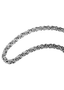 Adelia&acute;s K&ouml;nigskette ADELIA&acute;S "Unisex Halskette &iquest; K&ouml;nigskette aus Edelstahl 60 cm" Gr. 60, silber, Halsketten, Damen, Edelstahl, K&ouml;nigskette