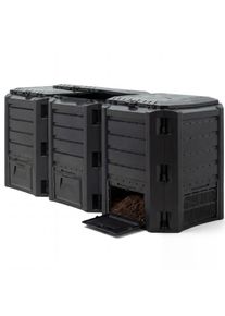 Deuba Compostbak Zwart 1200L