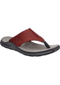 Zehentrenner Josef Seibel "Maverick 05, rot", Herren, Gr. 47, rot, Obermaterial: 100% Rindsleder Leather cow., Schuhe Zehentrenner