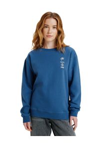 Sweatshirt Roxy "Surf Stoked Brushed", Damen, Gr. S, vintage indigo, Obermaterial: 60% Walkfrottier, 40% Microfaser;, Sweatshirts Sweatshirt