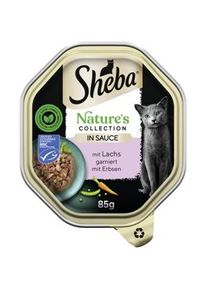 Sheba Nature ́s Collection en sauce Saumon aux petits pois 22x85 g