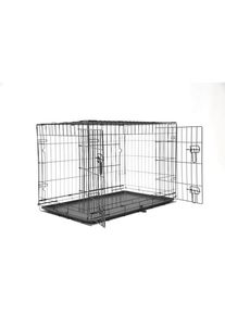 Nordic Paws - Wire cage black XL 107 x 70 x 77 cm