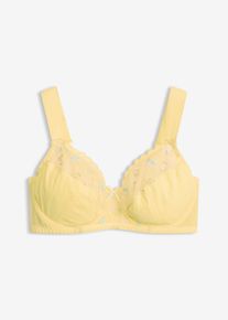 Minimizer-BH med vadderade axelband - gul - storlek 105C - bonprix