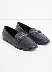 Loafers med sp&auml;nne - bl&aring; - storlek 40 - bonprix