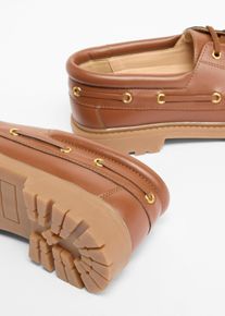 Loafers med sn&ouml;rning - brun - storlek 37 - bonprix