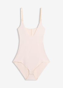 Osynlig body med medelh&ouml;g formande kraft - beige - storlek 38 - bonprix