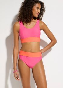bonprix Női Az alakot sz&eacute;pen rejtő bustier bikini (2-r&eacute;szes szett), r&oacute;zsasz&iacute;n, 48